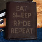Eat, sleep, ride - Portfel skórzany