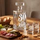 Zestaw Do Wódki z Grawerem Na 30 Urodziny Prezent: 30 Na Klatę