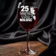 Zestaw Prezenowy Z Kieliszkiem Do Wina Na 25 Rocznicę Ślubu: 25 Lat – Wciąż Żyję