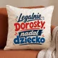 Poduszka Dekoracyjna Na Osiemnastkę Prezent Dla Mężczyzny: Dorosłość Z Przymrużeniem Oka Poduszka Dekoracyjna Na Osiemnastkę Prezent Dla Mężczyzny: Dorosłość Z Przymrużeniem Oka