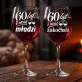 Dwa Kieliszki Do Wina Na 60 Rocznicę Ślubu Prezent Na Walentynki Dla Pary: Złoty Duet Dwa Kieliszki Do Wina Na 60 Rocznicę Ślubu Prezent Na Walentynki Dla Pary: Złoty Duet