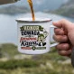 Kubek Emaliowany Na Przysięgę Wojskową Prezent Dla Żołnierza Mężczyzny: Honor I Kawa