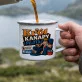 Kubek Emaliowany Na Dzień Mężczyzny Prezent Dla Mężczyzny: Król Kanapy Kubek Emaliowany Na Dzień Mężczyzny Prezent Dla Mężczyzny: Król Kanapy