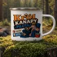 Kubek Emaliowany Na Dzień Mężczyzny Prezent Dla Mężczyzny: Król Kanapy Kubek Emaliowany Na Dzień Mężczyzny Prezent Dla Mężczyzny: Król Kanapy