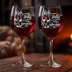 Dwa Kieliszki Do Wina Na 1 Rocznicę Ślubu Prezent Dla Pary: Rok Razem Duo Dwa Kieliszki Do Wina Na 1 Rocznicę Ślubu Prezent Dla Pary: Rok Razem Duo
