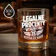 Szklanka Do Whisky Na 18 Urodziny Prezent Dla Mężczyzny: Legalne Procenty Szklanka Do Whisky Na 18 Urodziny Prezent Dla Mężczyzny: Legalne Procenty