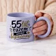 Kubek Z Okrągłym Uchem Na 55 Rocznicę Ślubu Prezent Na Walentynki Dla Mężczyzny: Męski Typograficzny Żart Kubek Z Okrągłym Uchem Na 55 Rocznicę Ślubu Prezent Na Walentynki Dla Mężczyzny: Męski Typograficzny Żart