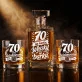 Zestaw Do Whisky Na 70 Urodziny Prezent Dla Mężczyzny: 70 Na Karku, Whisky W Barku Zestaw Do Whisky Na 70 Urodziny Prezent Dla Mężczyzny: 70 Na Karku, Whisky W Barku
