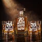 Zestaw Do Whisky Na 70 Urodziny Prezent Dla Mężczyzny: 70 Na Karku, Whisky W Barku Zestaw Do Whisky Na 70 Urodziny Prezent Dla Mężczyzny: 70 Na Karku, Whisky W Barku