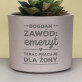 Emeryt - Osłonka na doniczkę
