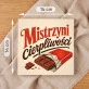 Czekolada Z Truskawkami Dla Nauczycielki Na Koniec Roku Prezent Na Dzień Nauczyciela Dla Kobiety: Retro Szkolna Typografia