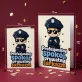 Kartka z Życzeniami Dla Policjanta Dla Mężczyzny: Suchy Humor Policyjny Kartka z Życzeniami Dla Policjanta Dla Mężczyzny: Suchy Humor Policyjny