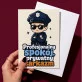 Kartka z Życzeniami Dla Policjanta Dla Mężczyzny: Suchy Humor Policyjny Kartka z Życzeniami Dla Policjanta Dla Mężczyzny: Suchy Humor Policyjny