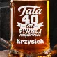 Kufel Personalizowany z Grawerem Dla Taty Na 40 Urodziny Prezent: Piwna Mądrość Kufel Personalizowany z Grawerem Dla Taty Na 40 Urodziny Prezent: Piwna Mądrość