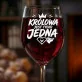 Kieliszek Do Wina Na Urodziny Prezent Dla Kobiety: Królowa Jest Jedna Kieliszek Do Wina Na Urodziny Prezent Dla Kobiety: Królowa Jest Jedna