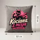 Poduszka Dekoracyjna Dla Kociary Prezent Dla Kobiety: Kociara Z Misją Poduszka Dekoracyjna Dla Kociary Prezent Dla Kobiety: Kociara Z Misją