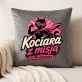Poduszka Dekoracyjna Dla Kociary Prezent Dla Kobiety: Kociara Z Misją Poduszka Dekoracyjna Dla Kociary Prezent Dla Kobiety: Kociara Z Misją