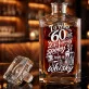 Karafka Do Whisky z Grawerem Na 60 Urodziny Prezent: To Tylko 60 Lat,