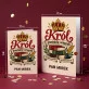 Kartka Personalizowana Dla Nauczyciela Polskiego Prezent Na Dzień Nauczyciela Dla Mężczyzny: Król Przecinków I