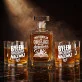 Zestaw Do Whisky Na Mikołajki Prezent Dla Mężczyzny: Męski Humor Typograficzny