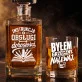 Zestaw Do Whisky Na Mikołajki Prezent Dla Mężczyzny: Męski Humor Typograficzny