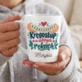 Kubek Personalizowany Dla Fizjoterapeutki Prezent Dla Kobiety: Kręgosłup W Dobrych Kubek Personalizowany Dla Fizjoterapeutki Prezent Dla Kobiety: Kręgosłup W Dobrych