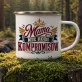 Kubek Emaliowany Dla Mamy Prezent Na Dzień Mamy Dla Kobiety: Matczyna Deklaracja