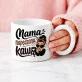 Kubek Z Okrągłym Uchem Na Pierwszy Dzień Mamy Prezent Dla Mamy Kobiety: Kawowy Humor Mamy