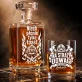 Zestaw Do Whisky Dla Strażaka Prezent Dla Mężczyzny: Niech Płonie Tylko Toast Zestaw Do Whisky Dla Strażaka Prezent Dla Mężczyzny: Niech Płonie Tylko Toast
