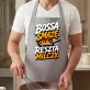 Fartuch Dla Gracza Prezent Dla Mężczyzny: Bossa Smażę. Reszta Milczy.
