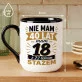Kubek Z Nadrukiem Na 40 Urodziny Prezent Dla Mężczyzny: Nie Mam 40 Mam 18 Kubek Z Nadrukiem Na 40 Urodziny Prezent Dla Mężczyzny: Nie Mam 40 Mam 18