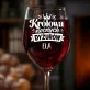 Kieliszek Do Wina z Grawerem Dla Młodej Mamy Prezent Na Dzień Mamy Dla Kobiety: Królowa Nocnych Dyżurów