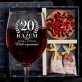 Zestaw Prezenowy Z Kieliszkiem Do Wina Na 20 Rocznicę Ślubu: 20 Lat Razem Grawer Zestaw Prezenowy Z Kieliszkiem Do Wina Na 20 Rocznicę Ślubu: 20 Lat Razem Grawer