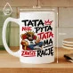 Kubek Z Nadrukiem Na Dzień Ojca Prezent Dla Taty Mężczyzny: Ma Zawsze Rację Kubek Z Nadrukiem Na Dzień Ojca Prezent Dla Taty Mężczyzny: Ma Zawsze Rację
