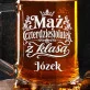 Kufel Personalizowany z Grawerem Na 40 Urodziny Dla Męża Prezent: Barokowy Męski Humor