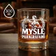 Szklanka Do Whisky Dla Studenta Prawa Prezent Dla Mężczyzny: Myślę Paragrafami