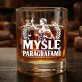 Szklanka Do Whisky Dla Studenta Prawa Prezent Dla Mężczyzny: Myślę Paragrafami