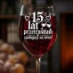 Kieliszek Do Wina Na 15 Rocznicę Ślubu Prezent Dla Kobiety: 15 Lat Przetrwałam Kieliszek Do Wina Na 15 Rocznicę Ślubu Prezent Dla Kobiety: 15 Lat Przetrwałam