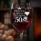 Kieliszek Do Wina Dla Kobiety 50 Lat Prezent Na 50 Urodziny Dla Kobiety: Piękna Niezastąpiona 50 Lat