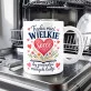Kubek Z Nadrukiem Dla Nauczycielki Prezent Na Dzień Nauczyciela Dla Kobiety: Wielkie Serce Do Małych Ludzi Kubek Z Nadrukiem Dla Nauczycielki Prezent Na Dzień Nauczyciela Dla Kobiety: Wielkie Serce Do Małych Ludzi