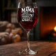 Kieliszek Do Wina Dla Mamy Prezent Na Dzień Mamy Dla Kobiety: Mama I Wino Kieliszek Do Wina Dla Mamy Prezent Na Dzień Mamy Dla Kobiety: Mama I Wino
