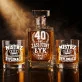 Zestaw Do Whisky Na 40 Rocznicę Ślubu Prezent Dla Mężczyzny: 40 Lat. Zasłużony Łyk. Zestaw Do Whisky Na 40 Rocznicę Ślubu Prezent Dla Mężczyzny: 40 Lat. Zasłużony Łyk.
