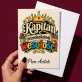 Kartka Personalizowana Na Dzień Nauczyciela W Przedszkolu Prezent Dla Nauczyciela Mężczyzny: Kapitan Przedszkolnej