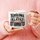 Kubek Z Okrągłym Uchem Dla Sąsiadki Prezent Dla Kobiety: Sąsiedzka Królowa Kubek Z Okrągłym Uchem Dla Sąsiadki Prezent Dla Kobiety: Sąsiedzka Królowa