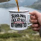 Kubek Emaliowany Dla Sąsiadki Prezent Dla Kobiety: Sąsiedzka Królowa Kubek Emaliowany Dla Sąsiadki Prezent Dla Kobiety: Sąsiedzka Królowa