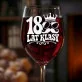 Kieliszek Do Wina Na 18 Prezent Dla Mężczyzny: 18 Lat Klasy Kieliszek Do Wina Na 18 Prezent Dla Mężczyzny: 18 Lat Klasy
