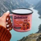 Kubek Emaliowany Na 70 Urodziny Prezent Dla 70 Latki Kobiety: Retro Rozrabiaczka
