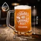 Kufel Personalizowany z Grawerem Dla Taty Na 40 Urodziny Prezent: Whiskyowa Etykieta Taty Kufel Personalizowany z Grawerem Dla Taty Na 40 Urodziny Prezent: Whiskyowa Etykieta Taty