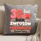 Poduszka Dekoracyjna Na 30 Rocznicę Ślubu Prezent Dla Pary: 30 Lat Bez Zwrotów I