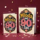 Kartka z Życzeniami Na 90 Urodziny Dla 90 Latki Kobiety: Neonowa Elegancja Kartka z Życzeniami Na 90 Urodziny Dla 90 Latki Kobiety: Neonowa Elegancja